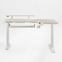 L-Shaped Standing Desk with Accessories Set (60"x23")