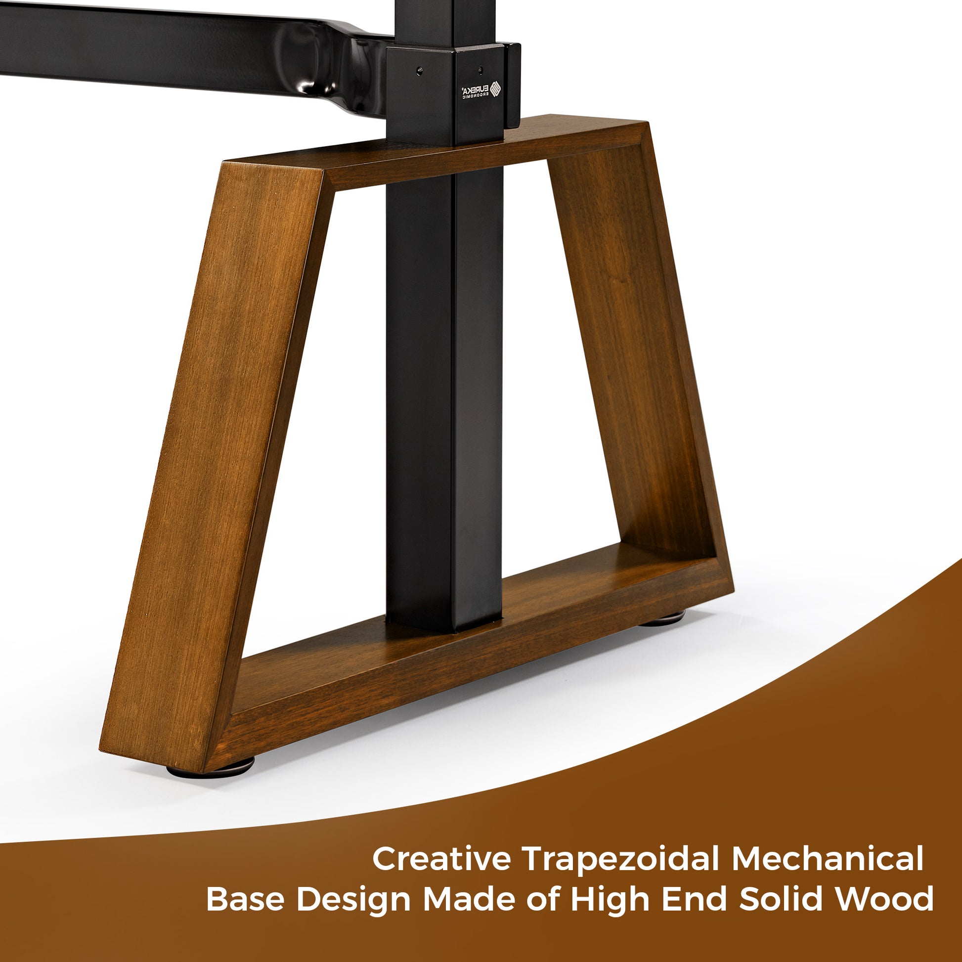 Ark L60 trapezoidal mechanical base design made of high end solid wood