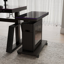 Height-Adjustable Illuminated Panel CPU Cart