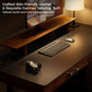 Eureka Exclusive Standing Desk with two drawers, Walnut & Balck-colored