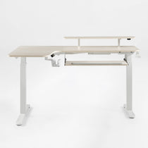 L-Shaped Standing Desk with Accessories Set (60"x23")