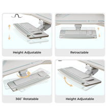 Eureka Ergonomic Aero Wing Desk With Height Adjustable, Retractable, and Rotatable Features.