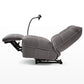 Linx Power Glider Recliner with Wireless Charging & USB Techno 3D Fabric, Gray