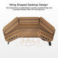 Aero Pro Wing Shaped Standing Desk (63"x23")