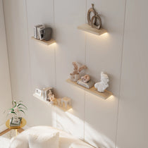 Eureka Ergonomic Floating Wall Shelves With Warm Led Lighting, Modern Decor, Home Interior Design.