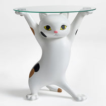 23''H, Enchanting Cat Side Table