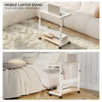 Eureka Ergonomic Mobile Laptop Stand, Height Adjustable, As Sofa Side Table and Bedside Table.