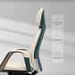 Ergonomic support executive office leather chair Off-White