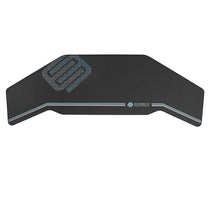 Eureka Ergonomic Aero Desk Mouse Pad in Black With Blue Detail and Logo, for Enhanced Gaming Setup.