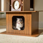 Pawlio, 72" Owner & Pet Shared Bookshelf Cat Tree