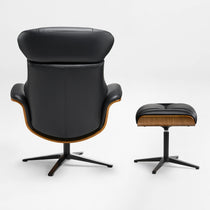 Matteo,Napa Leather Lounge Chair and Ottoman