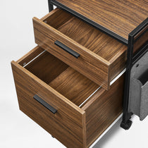 23" Rolling File Cabinet with Drawer