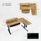 L-Shaped Standing Desk with Accessories Set (60"x23")