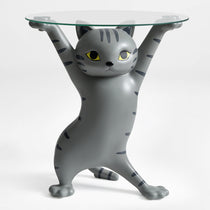 23''H, Enchanting Cat Side Table