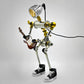 HD-19, 13.8''H, Robot-Shaped Cyberpunk Table Lamp Decor
