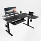 L-Shaped Standing Desk with Accessories Set (60"x23")