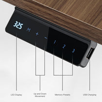 L-Shaped Standing Desk with Accessories Set (60"x23")
