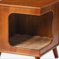 15.94" Solid Wood Cat Bed & Side Table