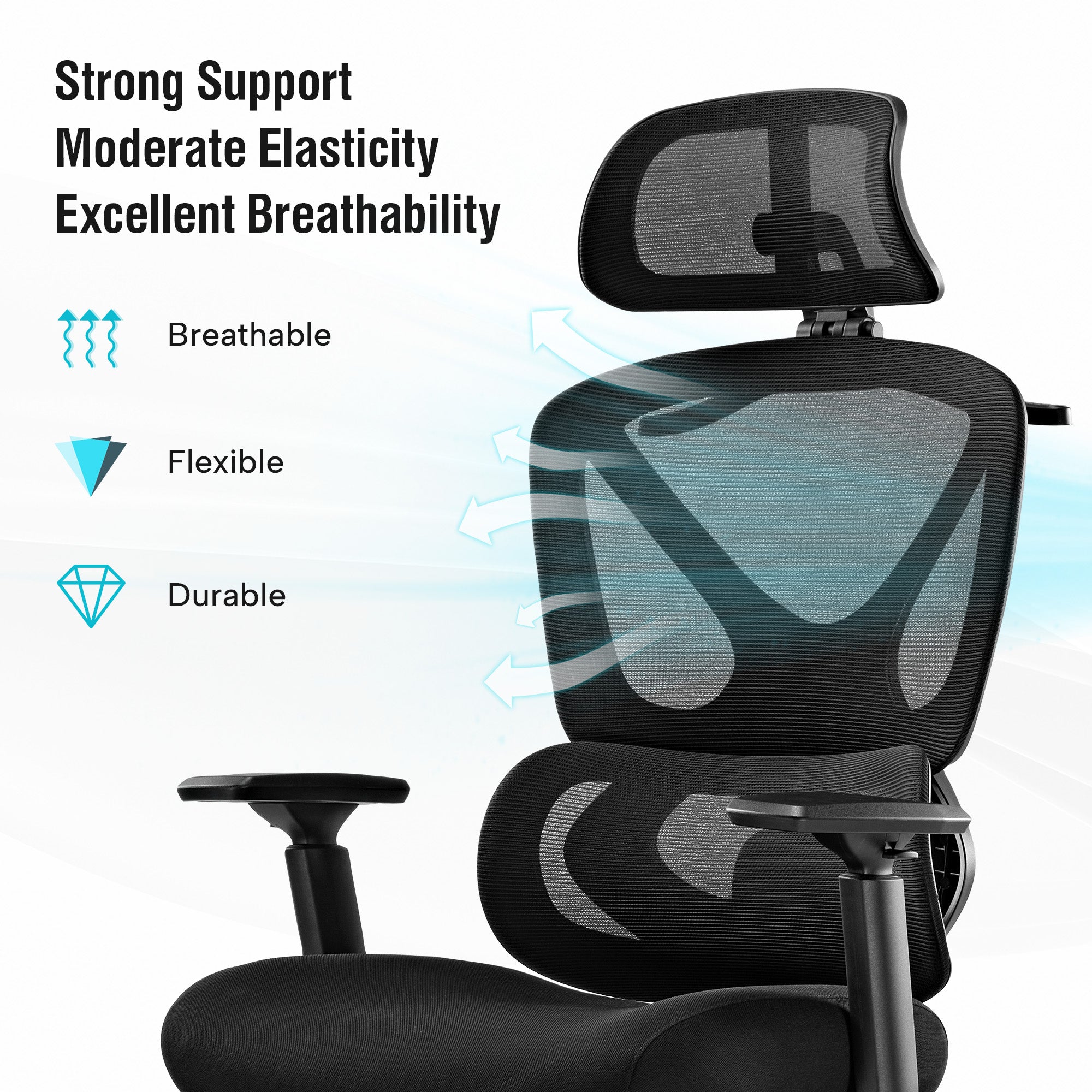 Office chair with discount great lumbar support