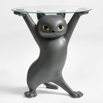 23''H, Enchanting Cat Side Table