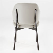 Noble, Upholstered Dining Side Chairs Set of 2, Gray