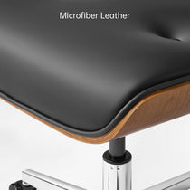 Mathias Leather Executive Chair with Ottoman