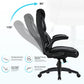 Galene, Home Office Chair, Black, Breathable cushioned PU Leather Fabric, 45 degree reclining back