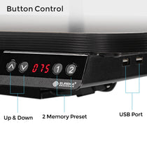 Eureka Ergonomic U-Shaped Standing Desk Control Panel With Usb Port, Height Memory Preset, and Up/Down Buttons.