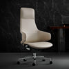 Serene Bella, Executive Leather Office Chair - Off-White