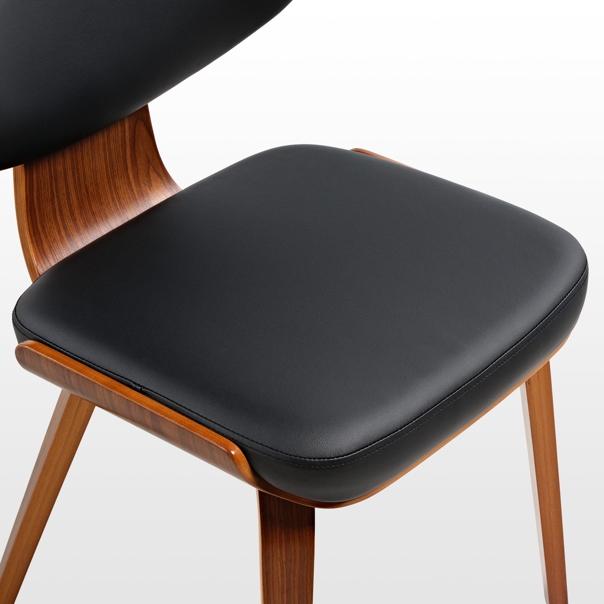 Leather cushion dining chair sale