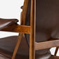 Dakota, Microfiber Leather Chieftain Lounge Chair, Brown