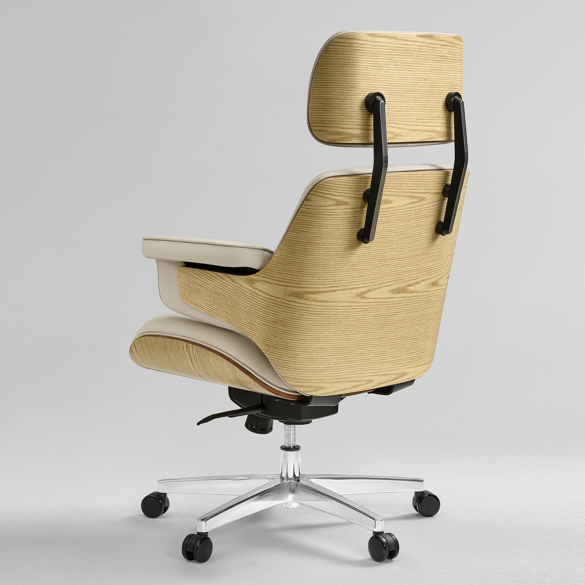 Eureka Ergonomic Mathias Executive Office Chair White Back 30°