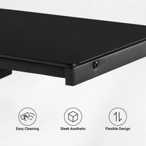 Height Adjustable CPU Cart with frosted glass