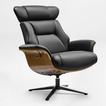 Matteo,Napa Leather Lounge Chair and Ottoman
