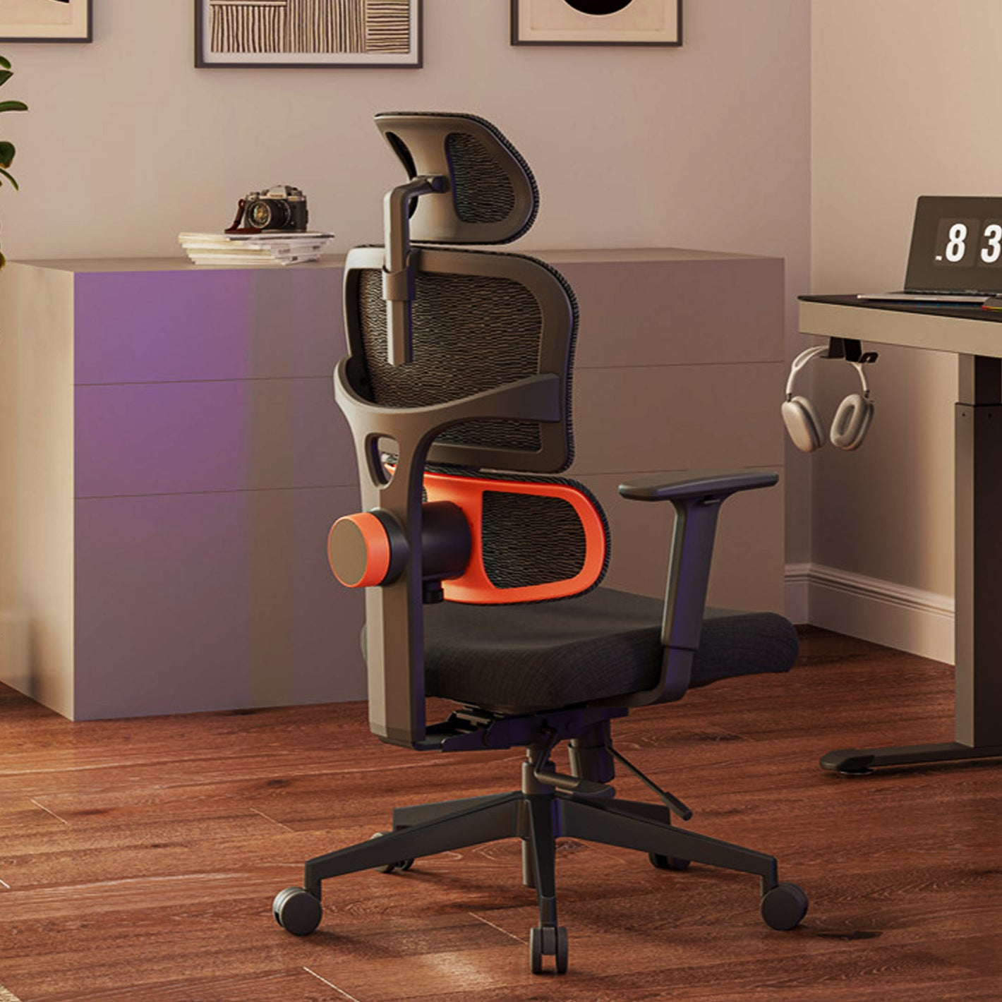 OC12 Office Chair,Dynamic self-adaptive lumbar support