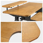 L-Shaped Standing Desk with Accessories Set (60"x23")