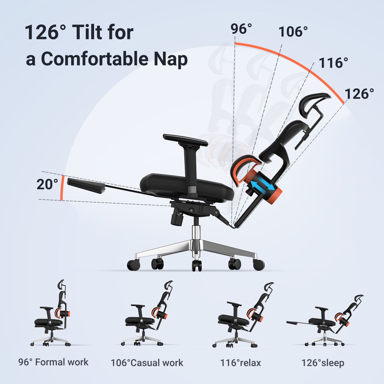 Office work ergonomic discount chair