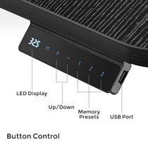 Eureka Ergonomic U-Shaped Standing Desk Control Panel With Led Display, Up/Down Buttons, and Usb Port.