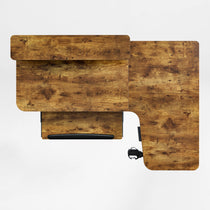 L-Shaped Standing Desk with Accessories Set (60"x23")