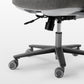 Close-up of a chair with wheels on a white background,gray