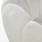 Adele, Upholstered Swivel Chair, White