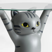 23''H, Enchanting Cat Side Table