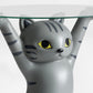 23''H, Enchanting Cat Side Table
