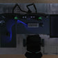 GTG - L60, L-Shaped Glass LED Gaming Desk (60"x40")