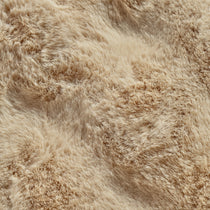 Close-Up of the Beige Plush Cat Bed Cushion, Providing Comfort and Style for Cat Owners.