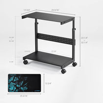 Mobile Height Adjustable CPU Cart