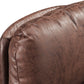 Becky, Suede Fabric Home Office Chair Brown. Exquisite Craftsmanship in Comfort