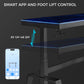 GTG-L60 Pro, L shaped Glass Gaming Standing Desk (60"x23")