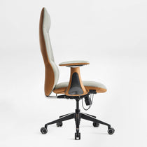 Eureka Ergonomic Cruz Faux Leather Executive Office Chair  Side View