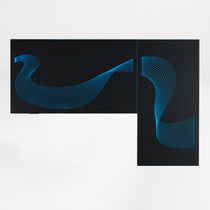 GTG-L60 Pro, L shaped Glass Gaming Standing Desk (60"x23")